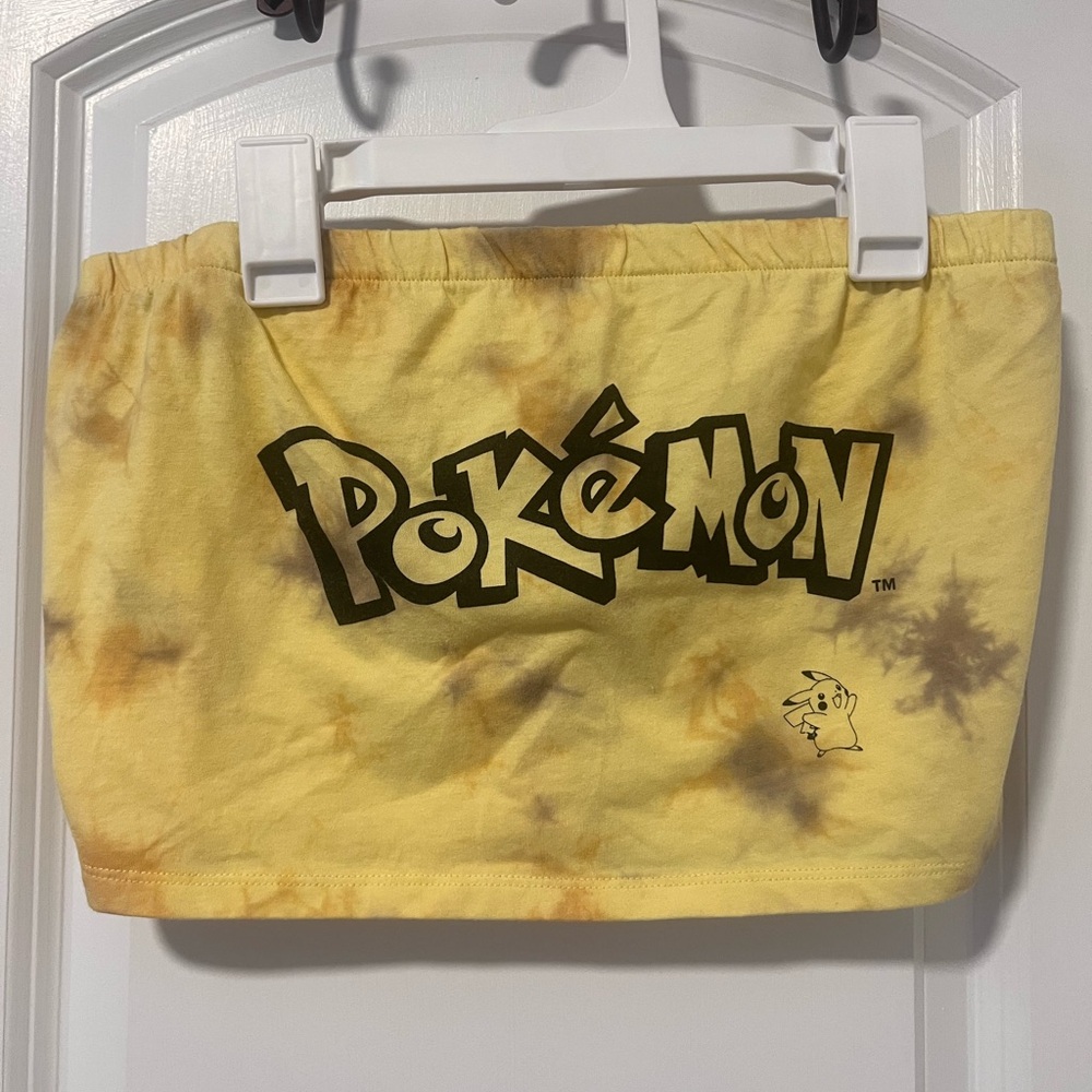 Pokemon cropped tube top